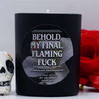 Final Flaming Fuck Noir Scented Candle (VG)