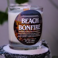 Beach Bonfire Crackling Wood Wick Scented Candle (VG)