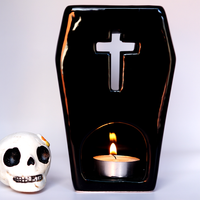 Coffin Ceramic Oil Burner