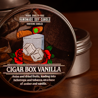 Cigar Box Vanilla Scented Candle (VG)