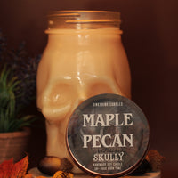 Maple Pecan Skully Scented Candle (VG)