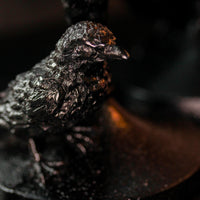 Raven Pillar Candle Holder