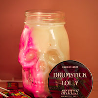 Drumstick Lolly Skully Scented Candle (VG)