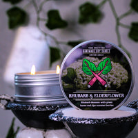 Rhubarb & Elderflower Scented Candle (VG)
