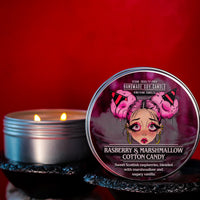 Raspberry Marshmallow Cotton Candy Scented Candle (VG)