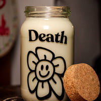 Death Jam Jar Candle (VG) (Vanilla Scented)