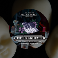 Velvet Lounge Leather Dolls Head Wax Melts (VG)