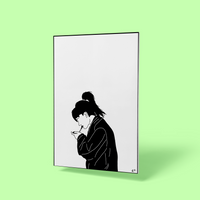 JACKET GIRL © - A4 Print - Original Artwork by RinkyDink©