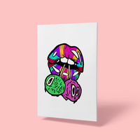 LIPPY © - A4 Print - Original Artwork by RinkyDink©