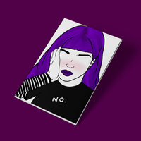 MOODY PURPLE © - A4 Print - Original Artwork by RinkyDink©