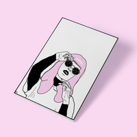 STAR GAL © - A4 Print - Original Artwork by RinkyDink©