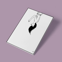 SUSPENDED © - A4 Print - Original Artwork by RinkyDink©