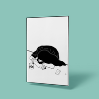 WASTED © - A4 Print - Original Artwork by RinkyDink©