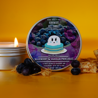 Blueberry and Vanilla Pancakes Scented Candle (VG)