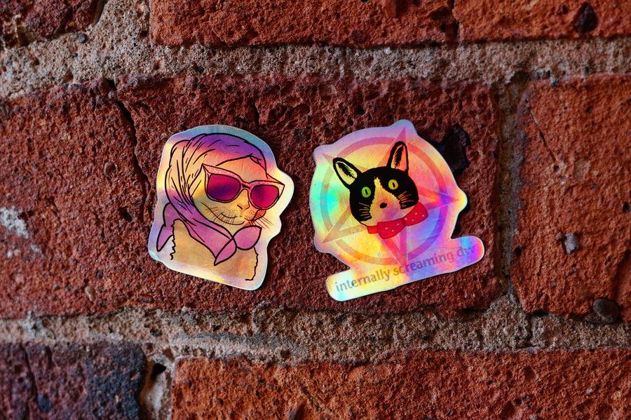 Official RinkyDink Holographic Sticker (2 Designs)