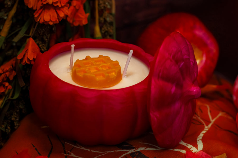 Autumn Pumpkin Pecan Waffle Scented Candle (VG)