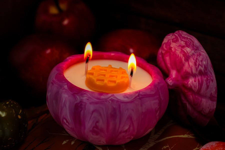 Autumn Pumpkin Pecan Waffle Scented Candle (VG)