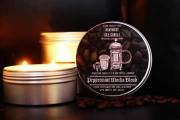 Peppermint Mocha Coffee Scented Candle (VG)