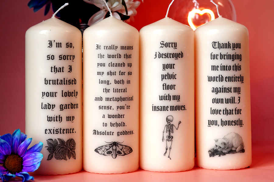 Sh*t Goddess Mother's Day Pillar Candle