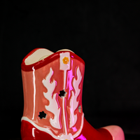 Cowboy Boot Oil Burner