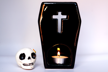 Coffin Ceramic Oil Burner