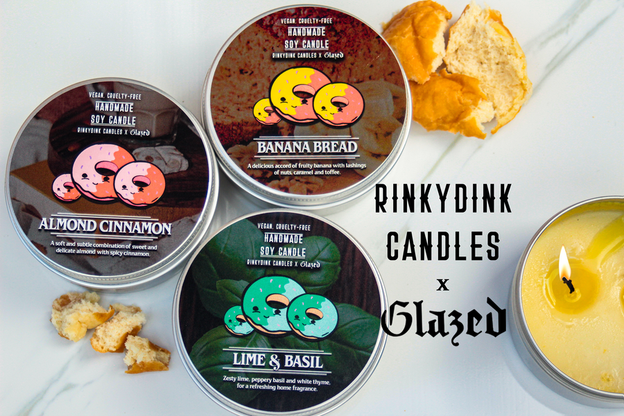 Glazed Donuts Candle Collab (3 Scents) (VG)