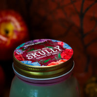 Poison Toffee Apple Scented Skully Candle (VG)