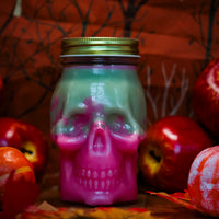 Poison Toffee Apple Scented Skully Candle (VG)