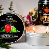 RinkyDink x Kopparberg UK Scented Candle - Strawberries and Lime (VG)