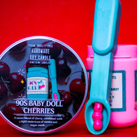 90s Baby Doll Cherries Scented Candle (VG)