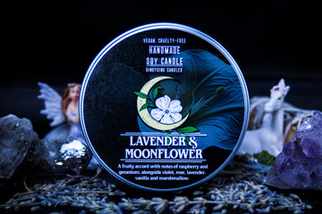 Lavender and Moonflower Scented Candle (VG)