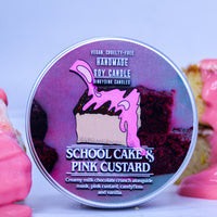 School Cake and Pink Custard Scented Candle (VG)