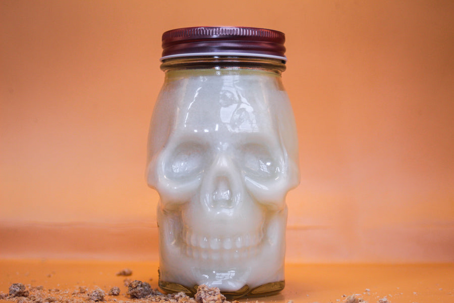 Bisgoff Vanilla Cheesecake Skully Scented Candle (VG)