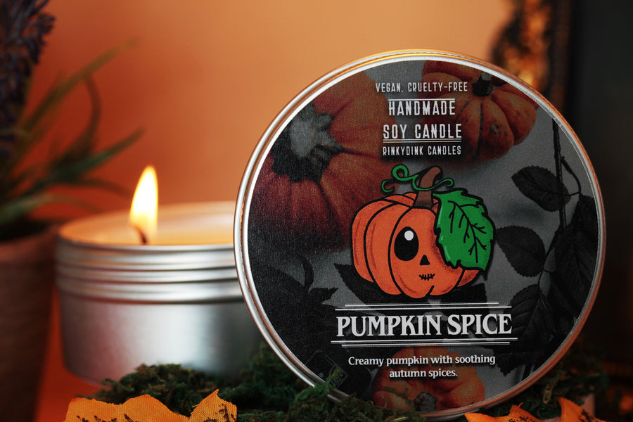 Rinky Pumpkin Spice Scented Candle (VG)