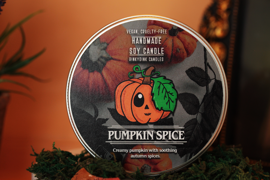 Rinky Pumpkin Spice Scented Candle (VG)