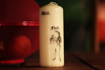 Well... F*ck Frog Pillar Candle