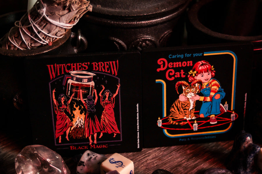 Witches Brew Candle Coaster