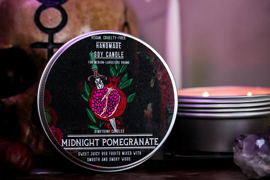 Midnight Pomegranate Scented Candle (VG)