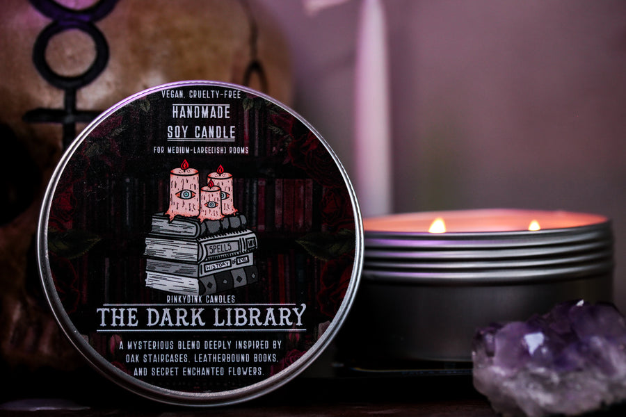 The Dark Library Scented Candle (VG)