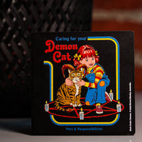 Demon Cat Candle Coaster