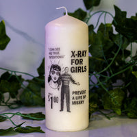 Xray For Girls Pillar Candle