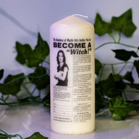 Become A Witch Pillar Candle