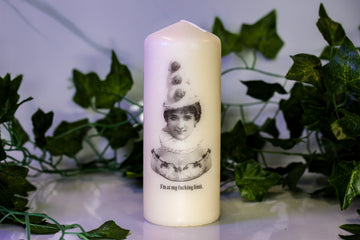 I'm At My Fucking Limit Pillar Candle