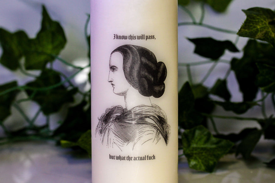 What The Actual Fuck Pillar Candle