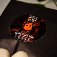 Burning Log Fire Dolls Head Wax Melts (VG)