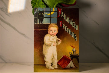 Halloween Greeting Postcard Print