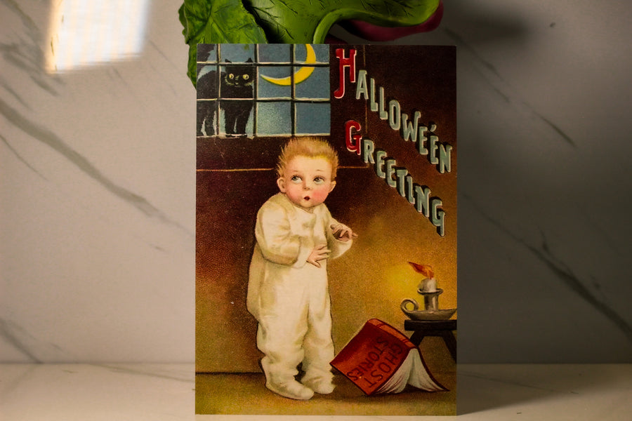 Halloween Greeting Postcard Print