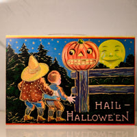 HAIL HALLOWEEN Postcard Print