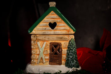 Christmas Snow Chalet Oil Burner/Wax Warmer