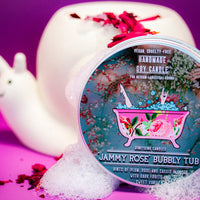 'Jammy Rose' Bubbly Tub Scented Candle (VG)